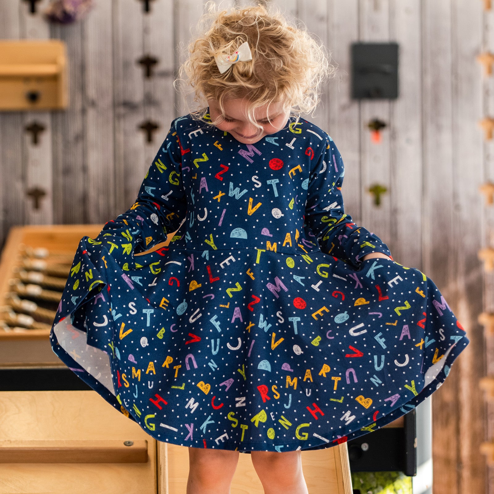 Dress Smart, strong, fun blue