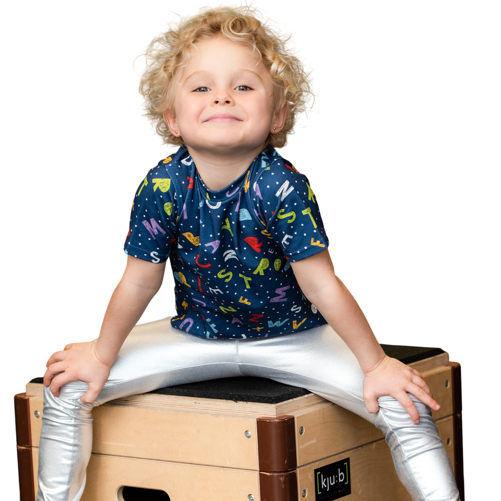 T-shirt Smart, strong, fun blau