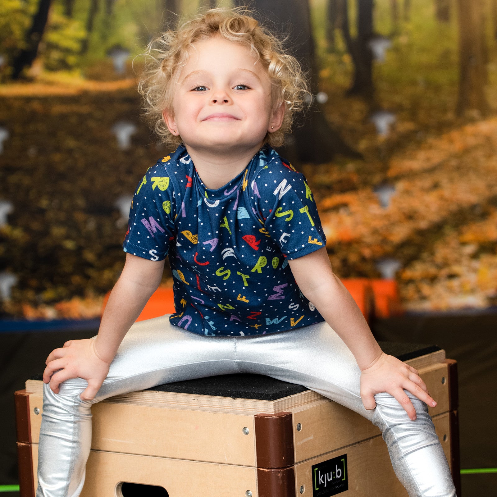 T-shirt Smart, strong, fun bleu