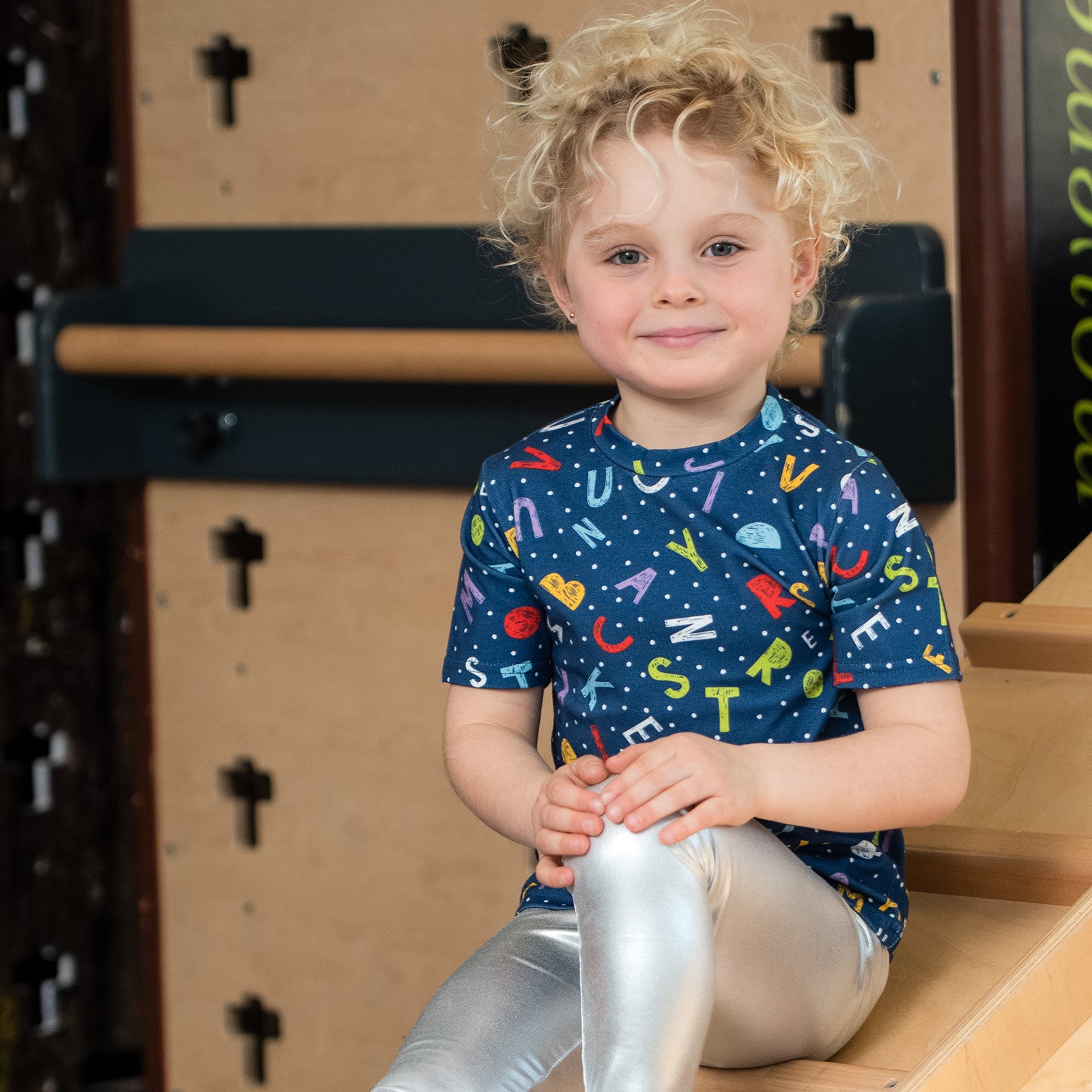 T-shirt Smart, strong, fun bleu