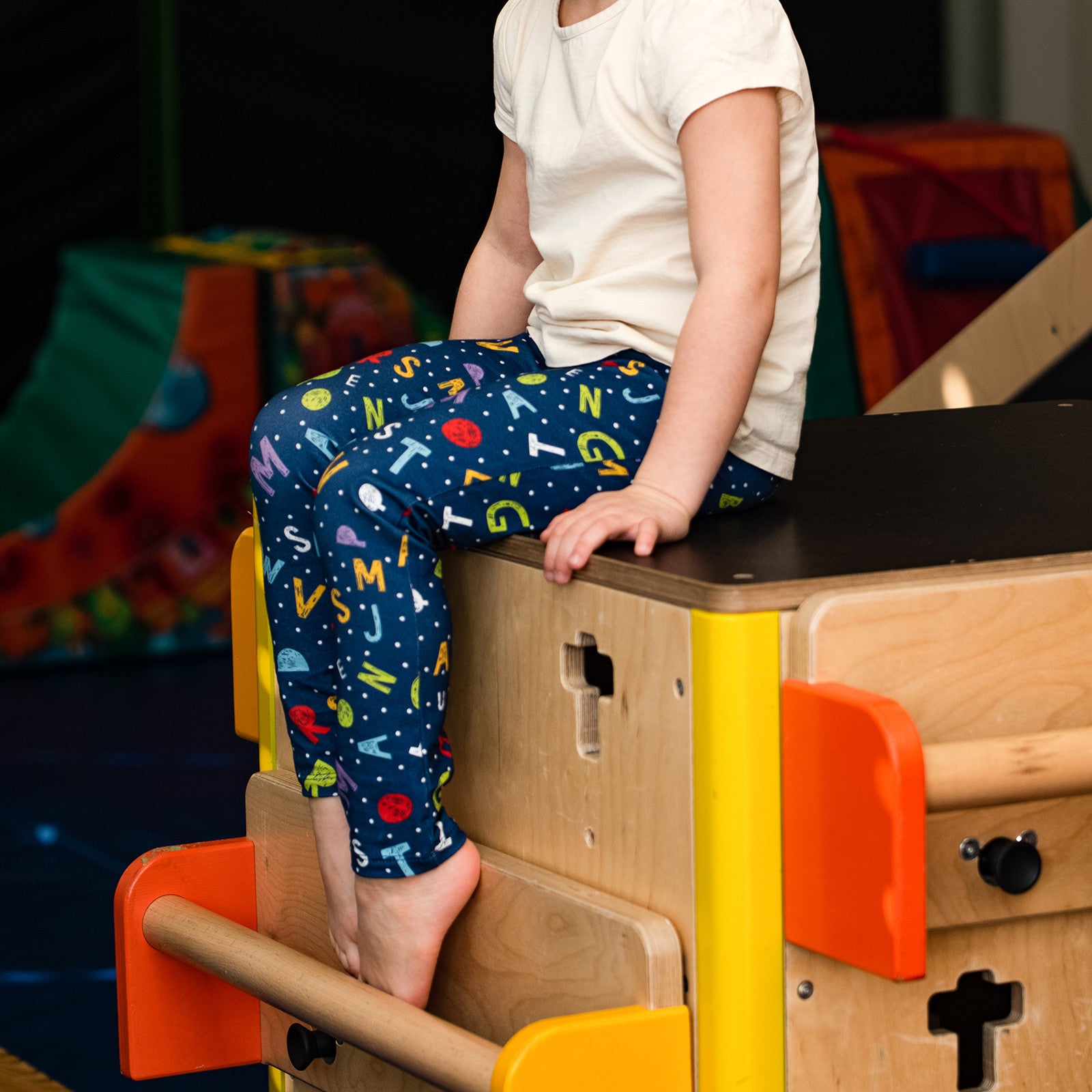 Leggings Smart, strong, fun blue