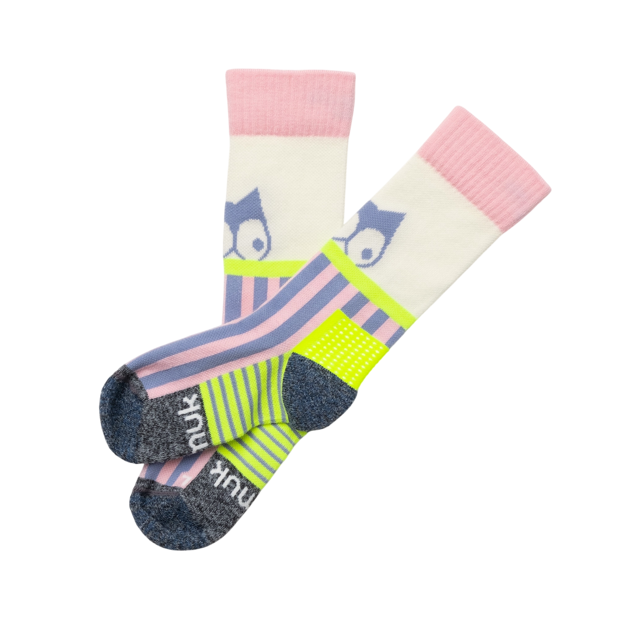 Chaussettes de randonnée Merino Gusto Purple blue / Sunset rose