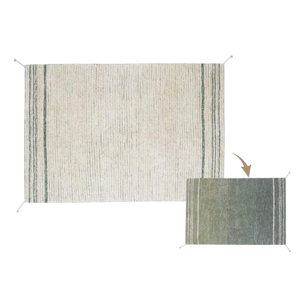 Teppich Twin Altblau - L