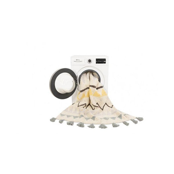 Tapis Azteca Natural-Vintage Blue / Natural - Azul Vintage - L