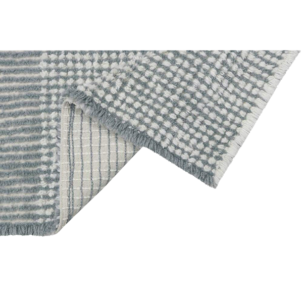 Wollteppich Kaia Smoke Blue