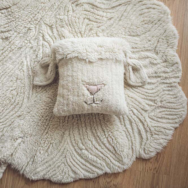 Pink Nose Sheep cushion