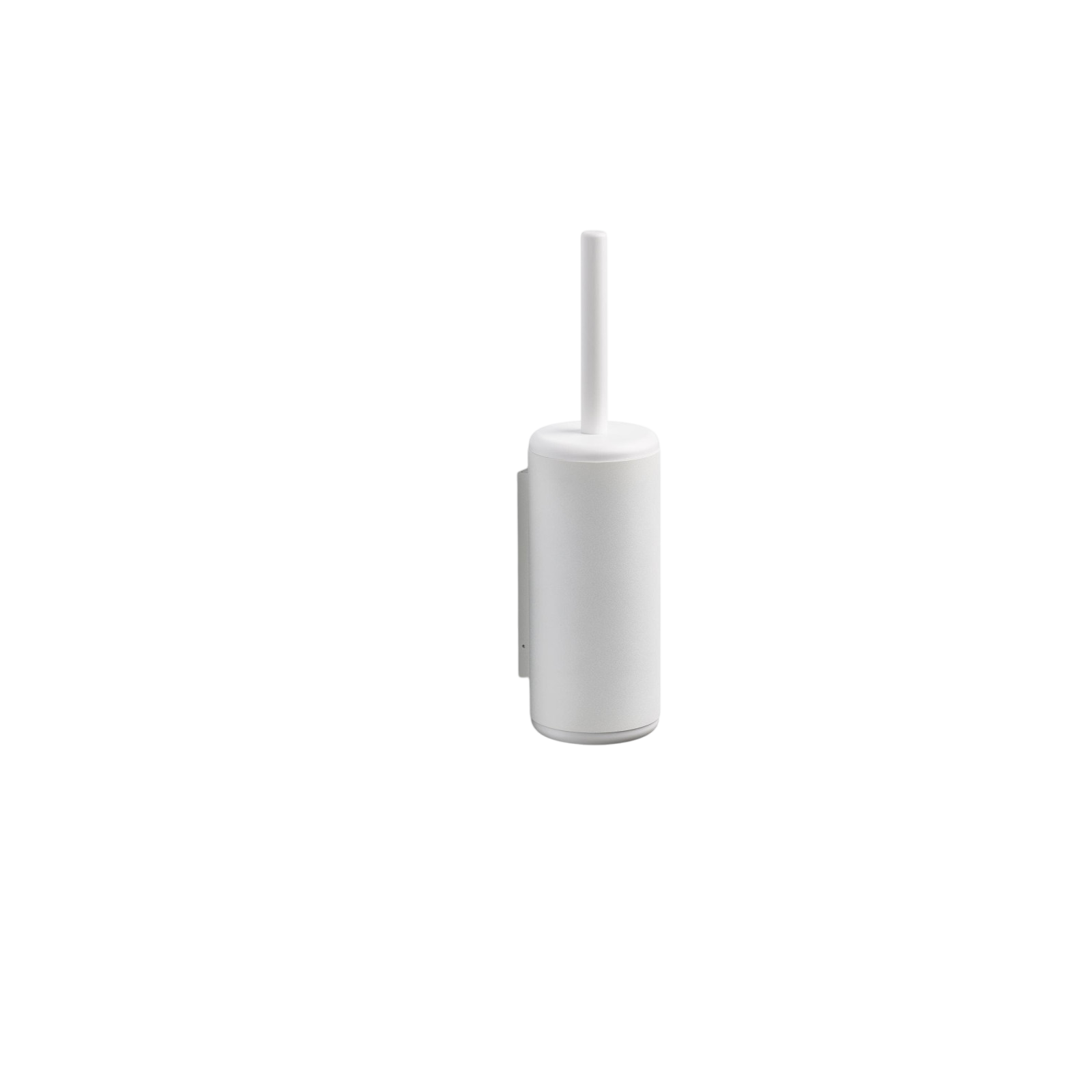 Rim toilet brush, matt white