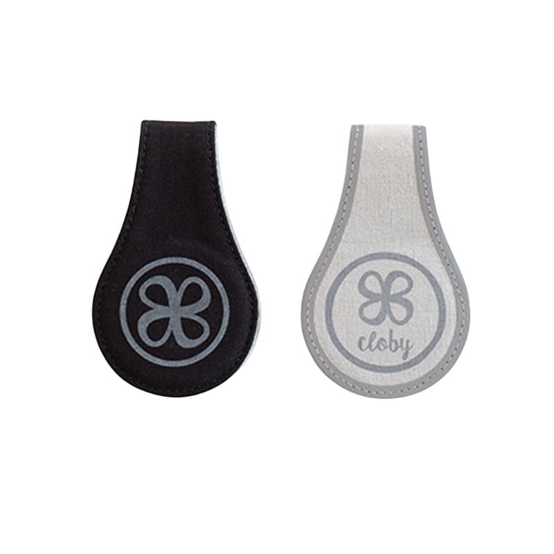 Magnet Clips reflektierend schwarz