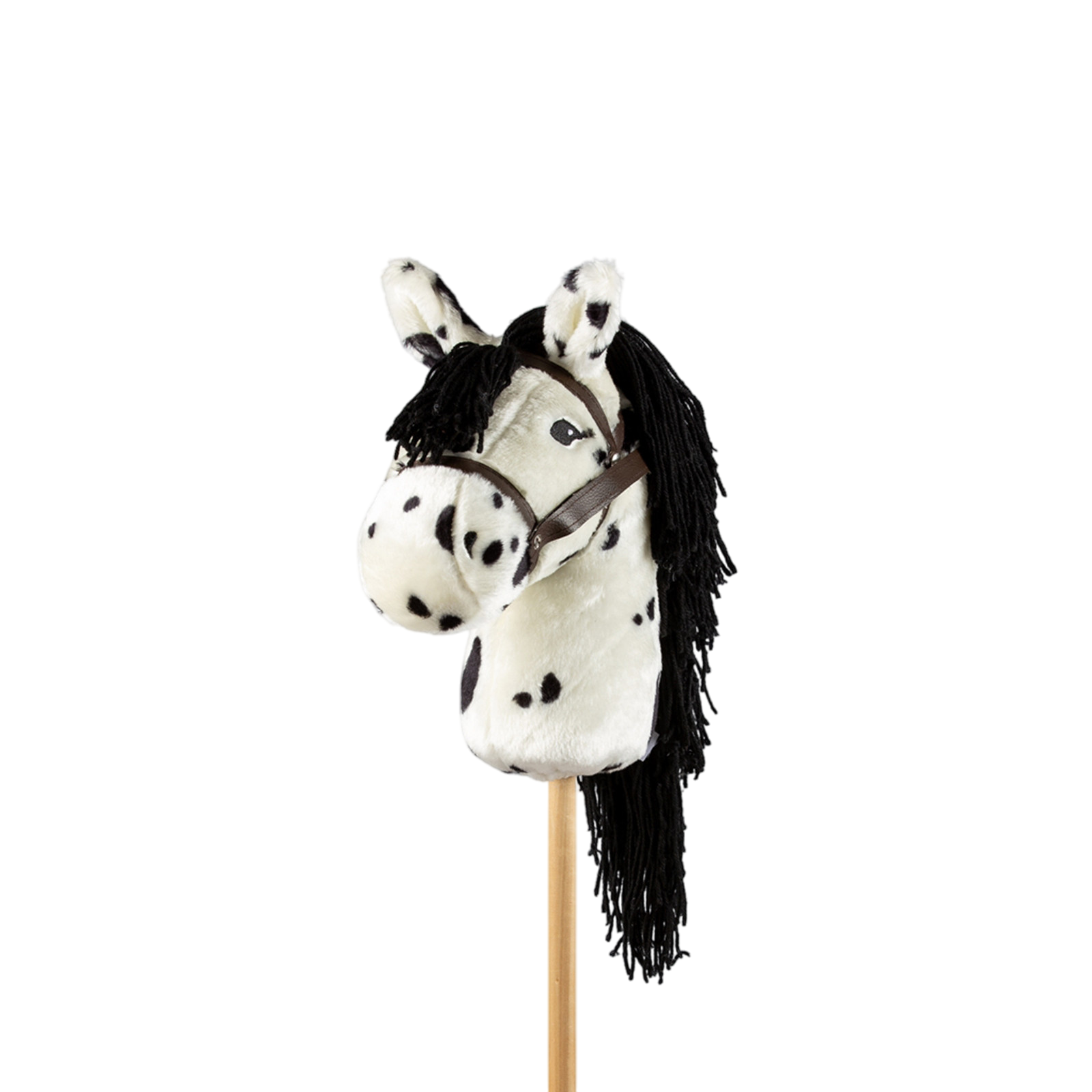 Steckenpferd Weiss gefleckt