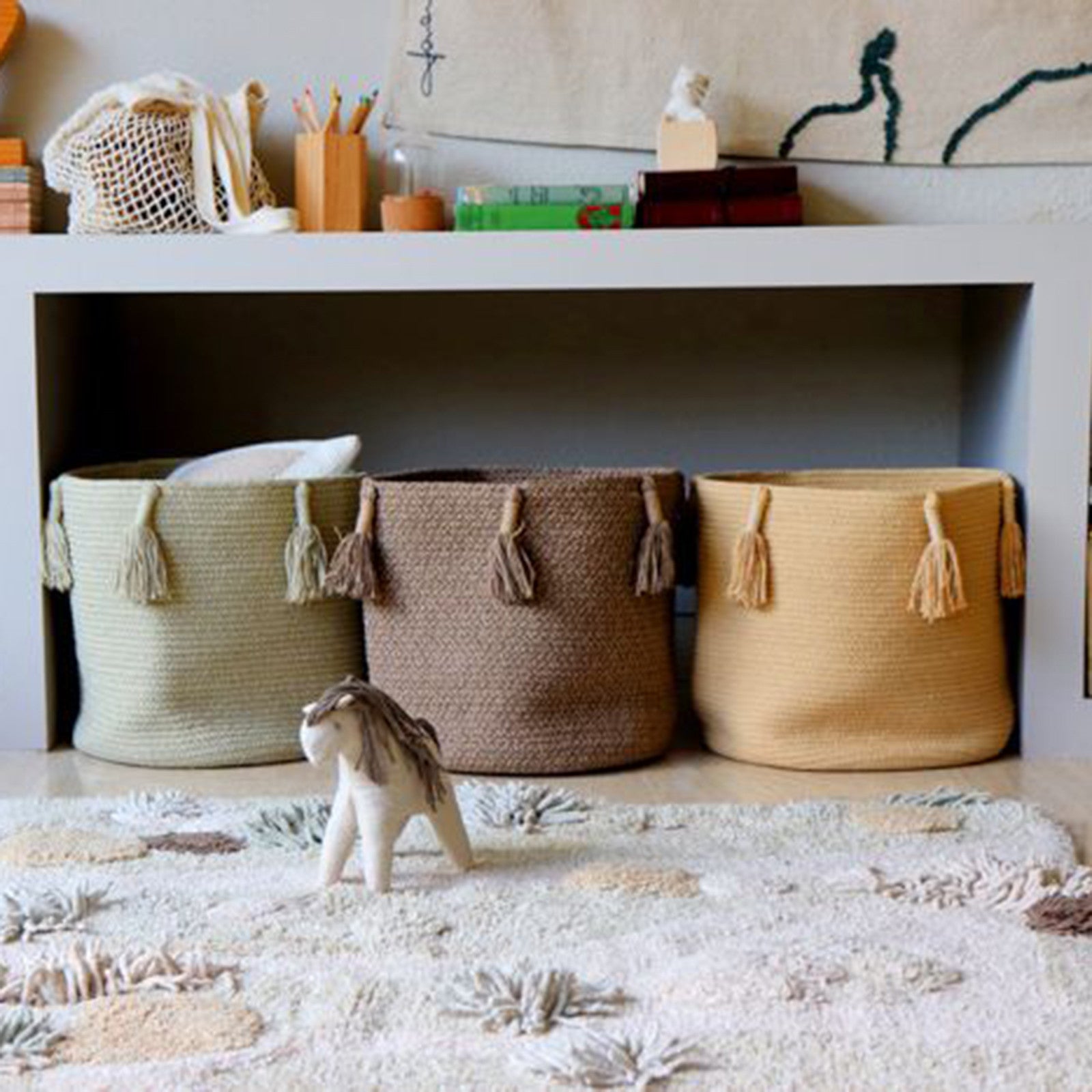 Aufbewahrungskorb Woody Honey