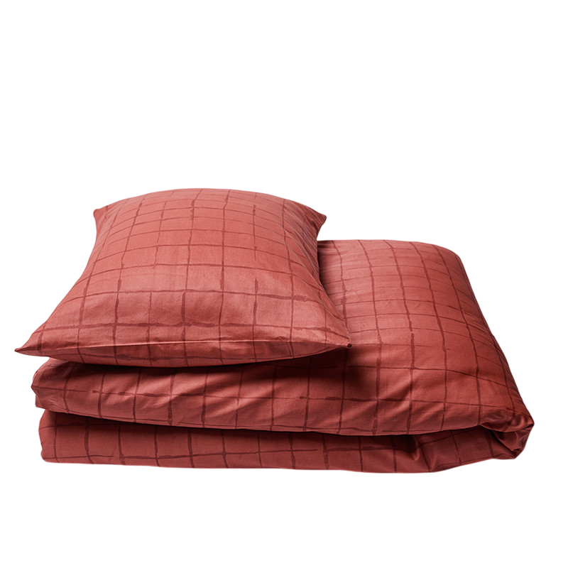 LUCCA marsala, housse de couette 160x210 cm