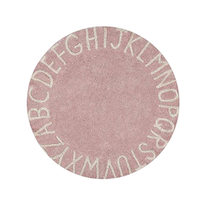Tapis Round ABC Vintage Nude-Natural