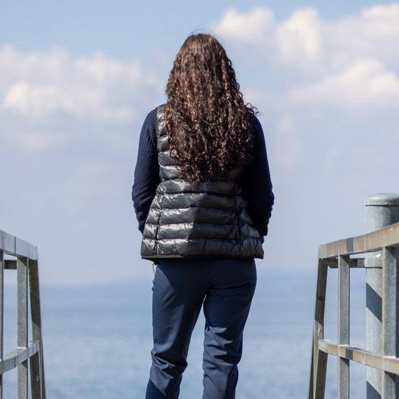 Frauen Thermo Gilet Pac Vest pirate black