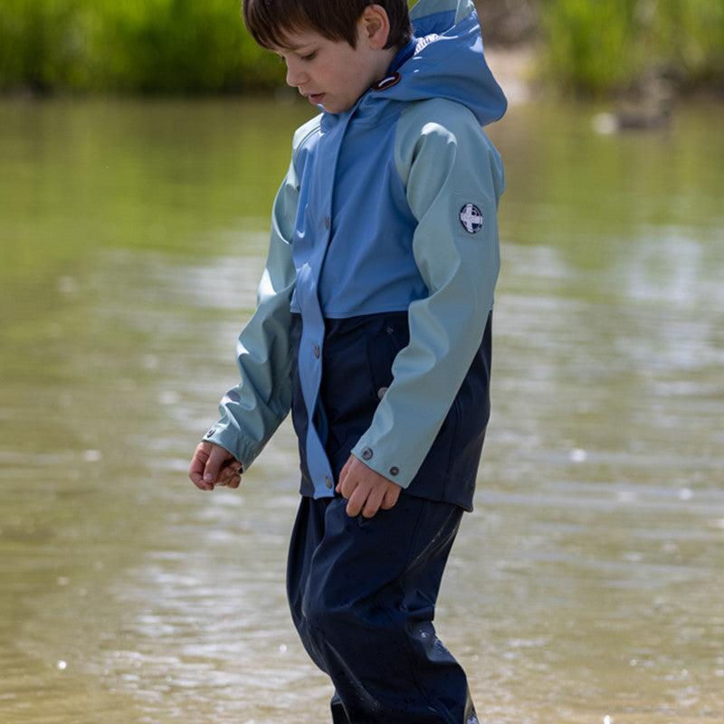 Kids Muddy rain pants navy
