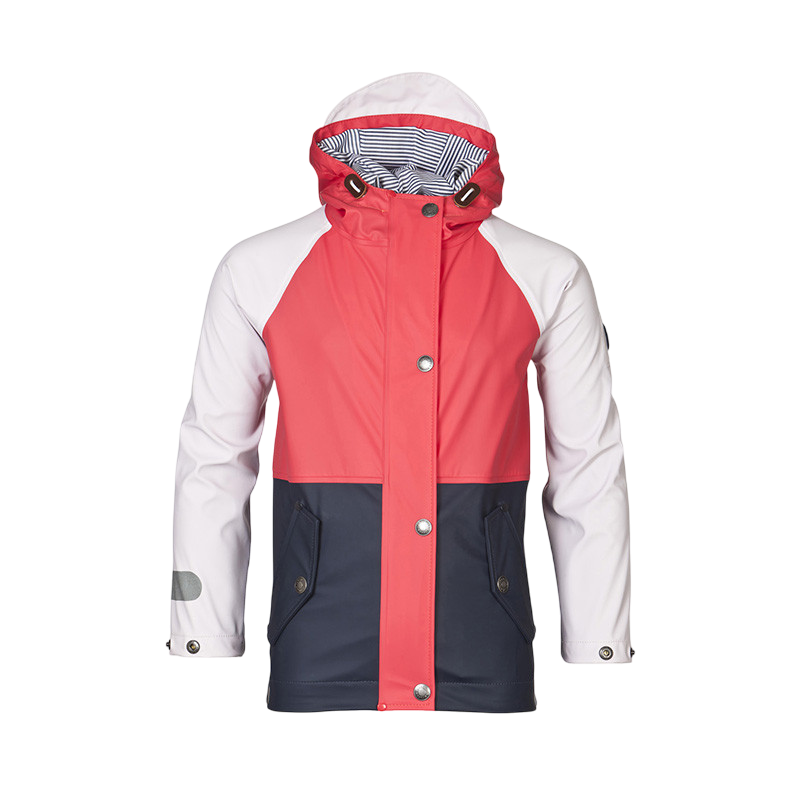 Kids Jule rain jacket cayenne red