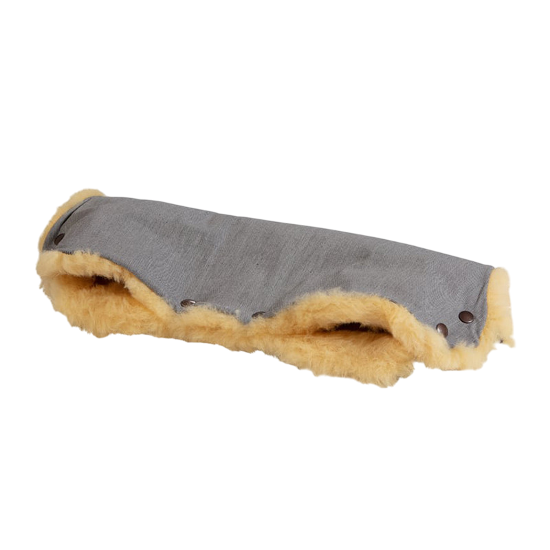 Muff de poussette, gris chiné
