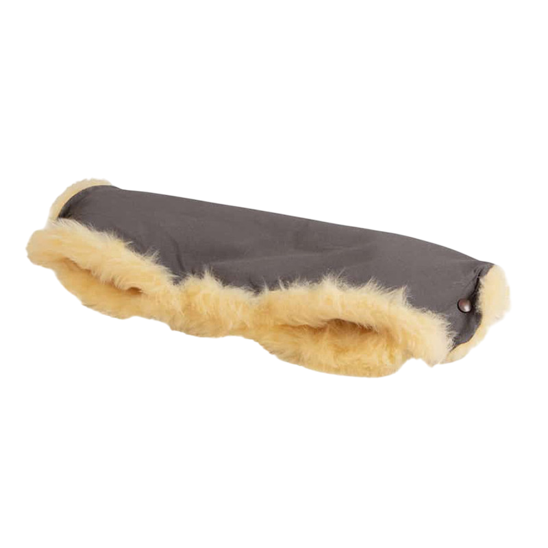 Baby carriage muff, slate gray