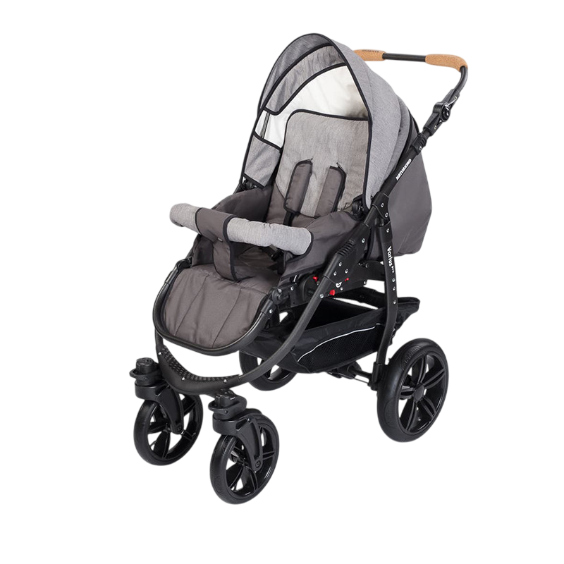 Varius Pro Kinderwagen, Comfort-Soft, Waschbär