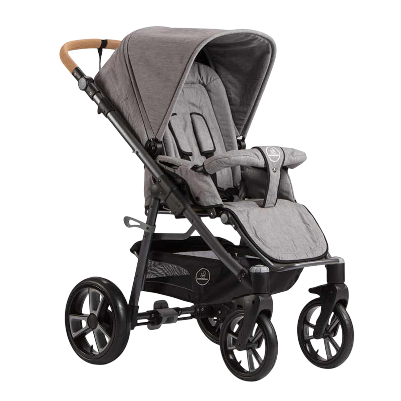 Poussette Lux, roue en PE, loir