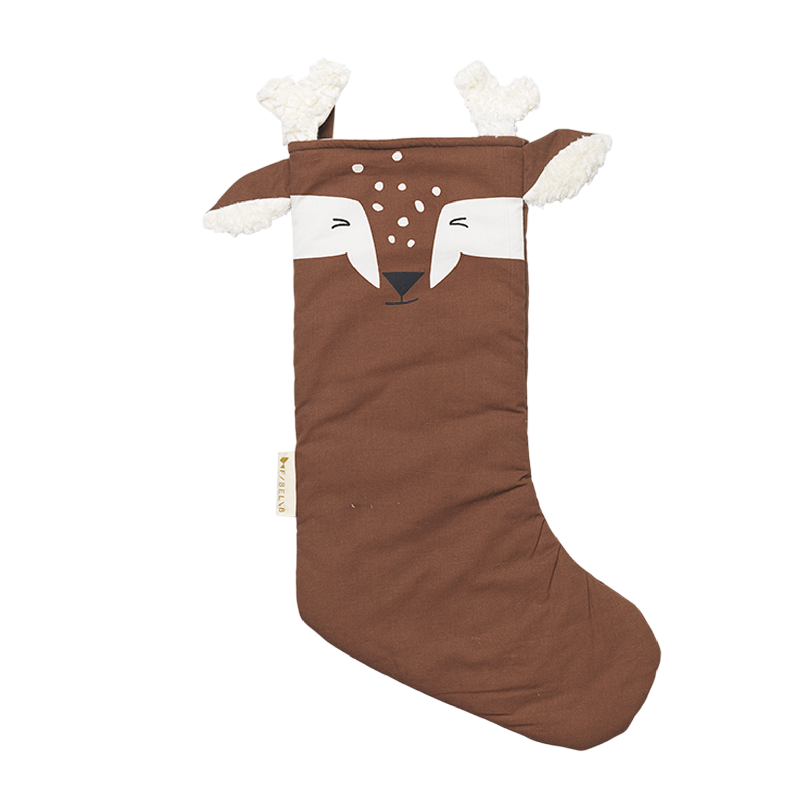 Weihnachtsstrumpf Hirsch Chestnut