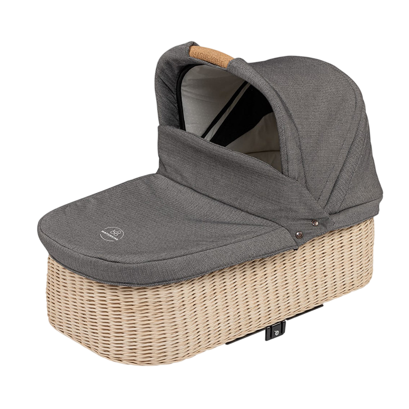 IDA woven wooden baby basket Tulum