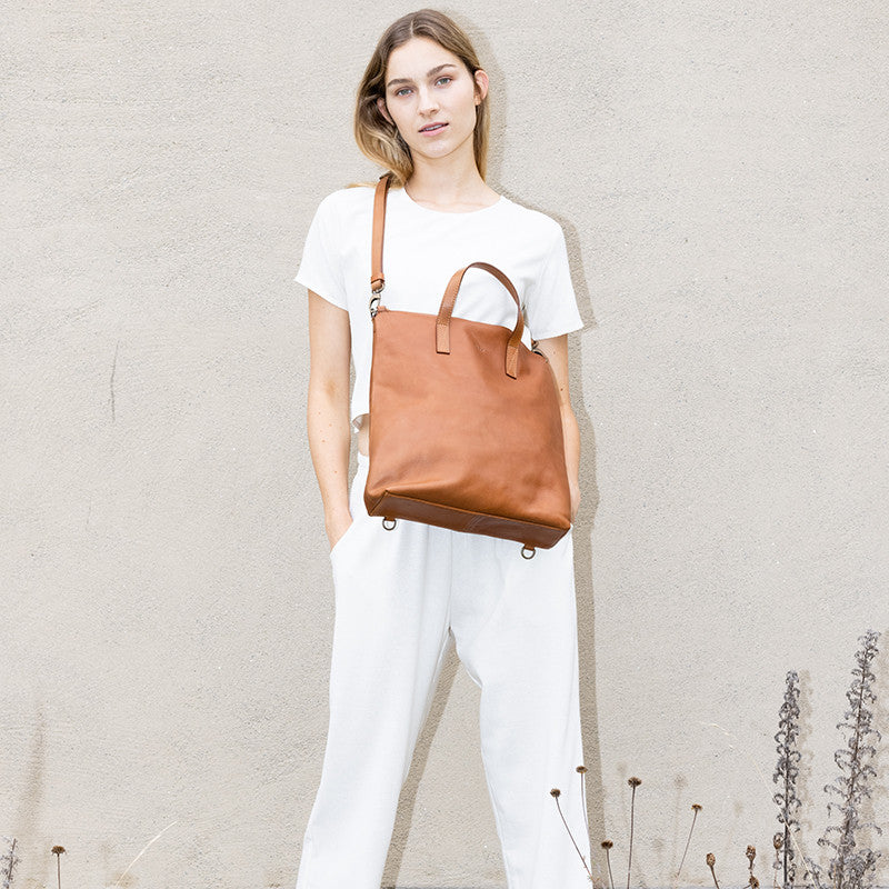 3-in-1 Tote Bag Brown