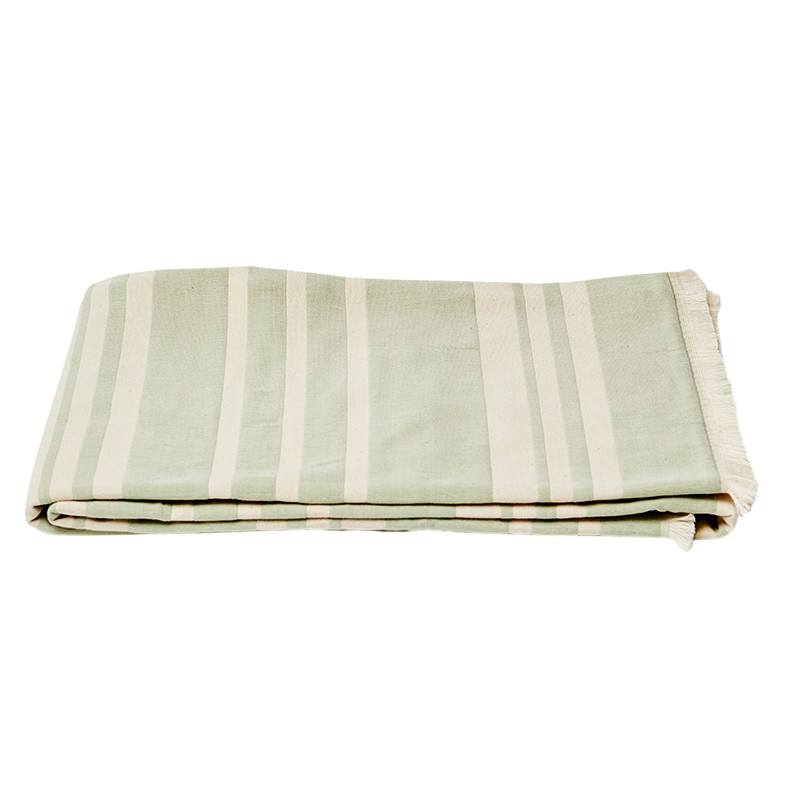 Cavoli beach towel Off White, Sage 90x160 cm