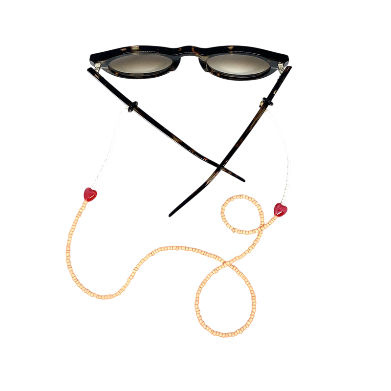 Sweetheart glasses chain
