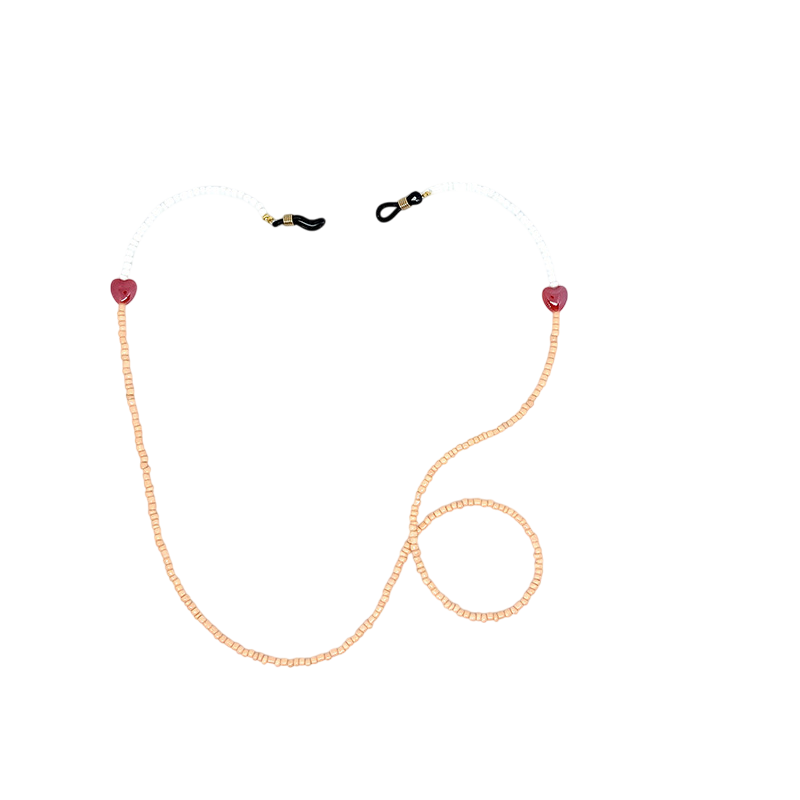 Sweetheart glasses chain