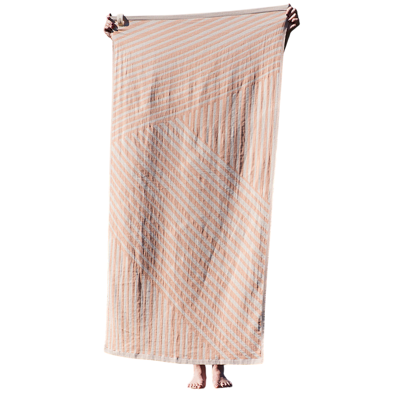 Ole hammam towel sweet potato/offwhite 90x170 cm
