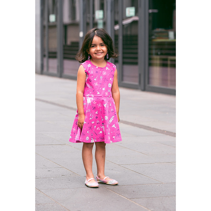 Wissenschaftlerinnen Kleid Pink