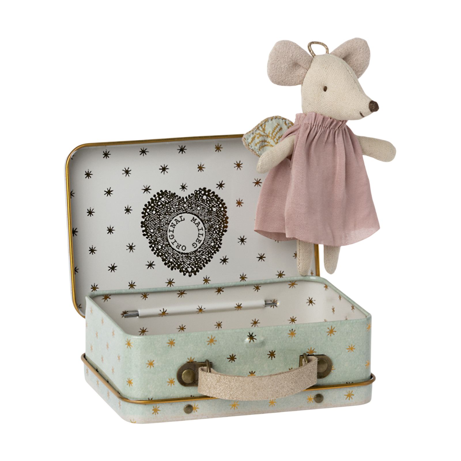 Maileg Maus Schutzengelchen im Koffer