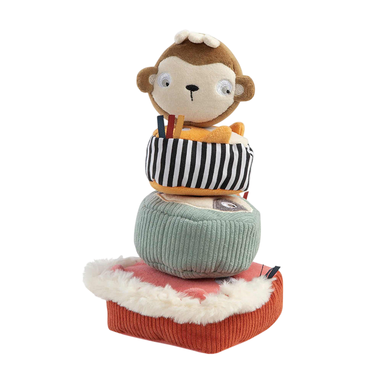 Stacking tower, shapes, safari