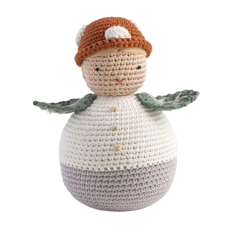 Crochet stand-up doll, Pixie