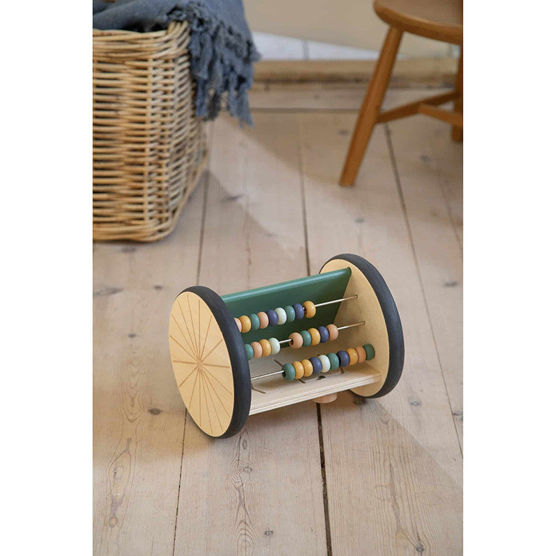 Miroir d'activité roulant en bois, Woodland