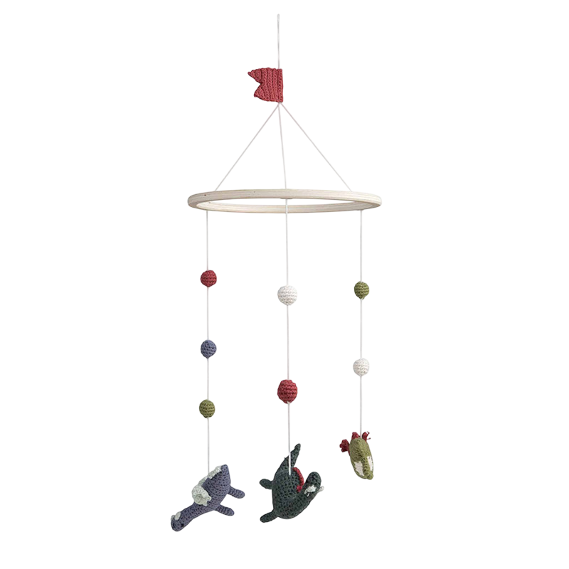 Crochet baby mobile, Dragon Tales