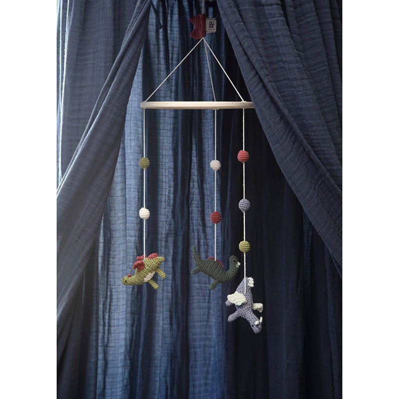 Crochet baby mobile, Dragon Tales