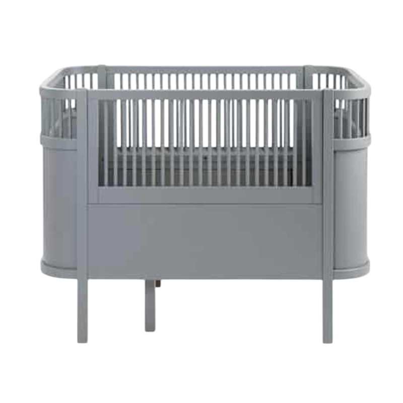 Baby & junior bed, classic gray