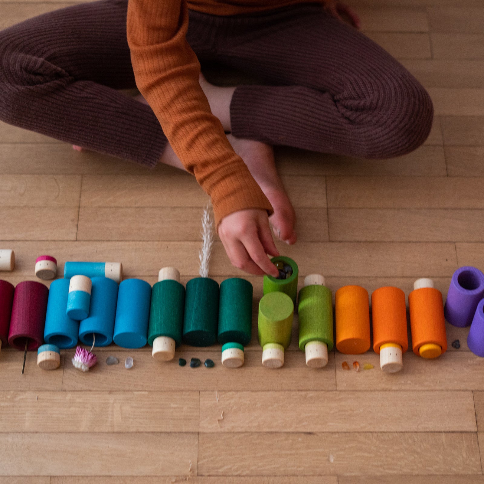 Wooden playset LA 36-piece Grapat