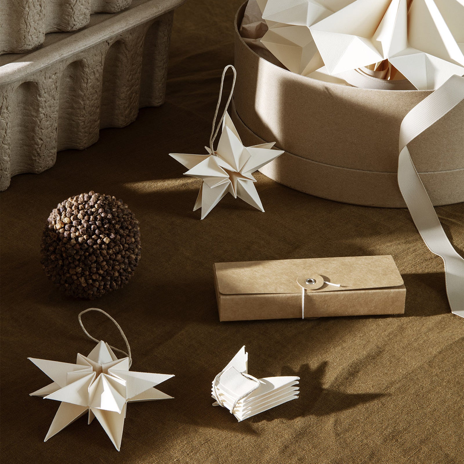 Étoiles en papier, lot de 3 Amanda