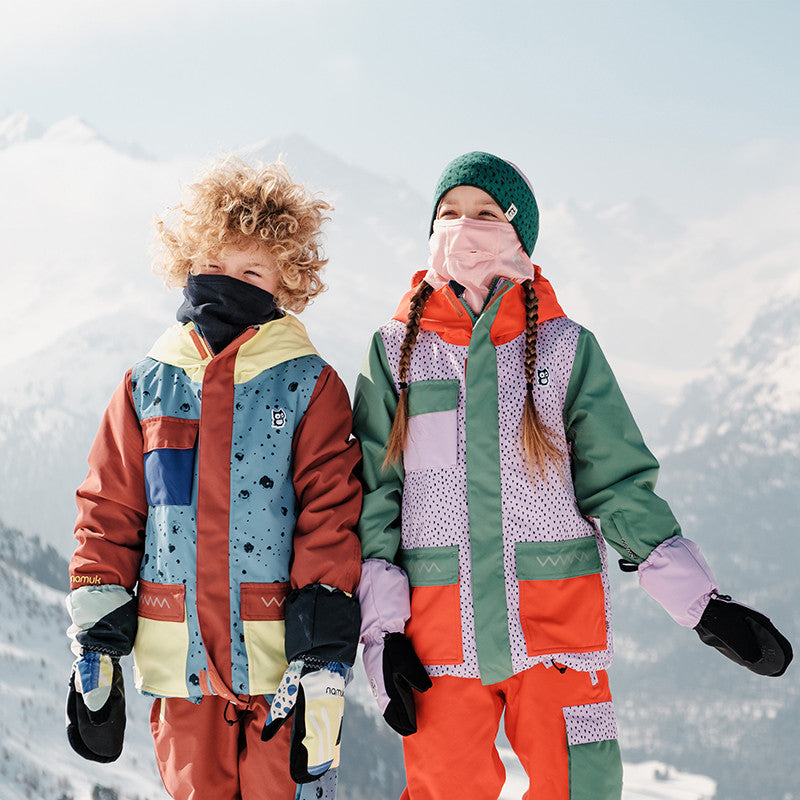 Gesichtsmaske Balaklava Merino Vista Sunset rose