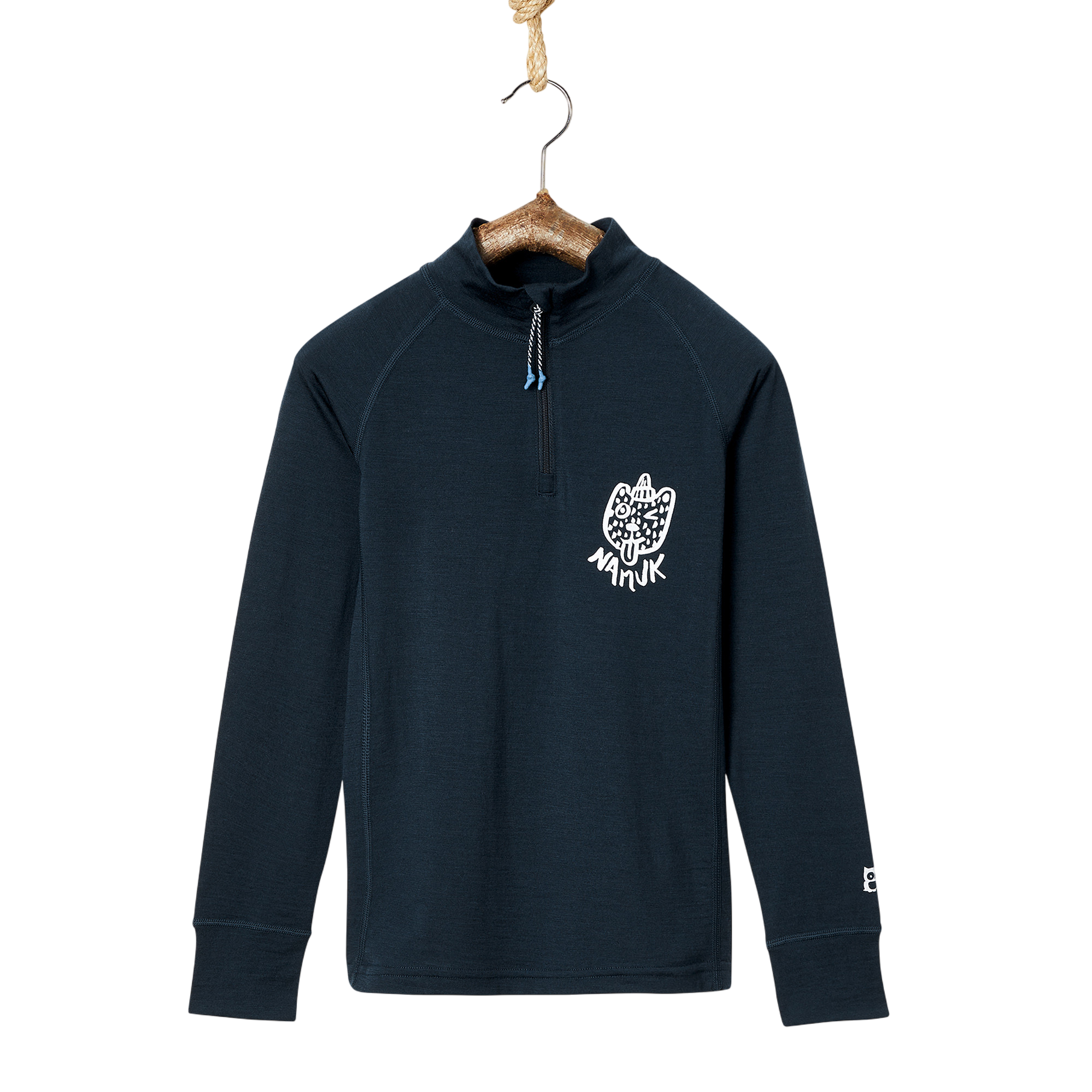 Langarmshirt Merino Honu Rascal True navy