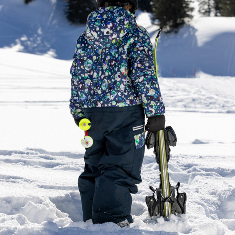 Kids Caspar winter onesie total eclipse