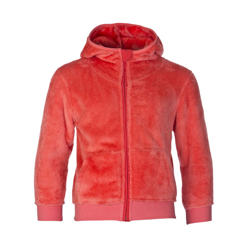 Kids fleece jacket Pebbles cayenne red