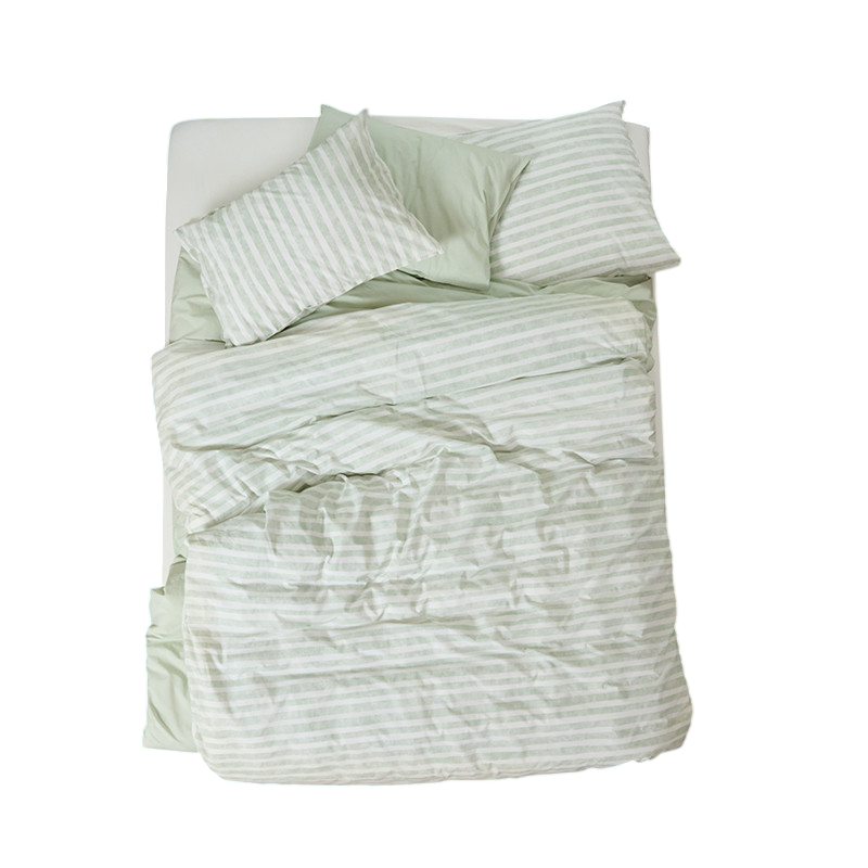 Jakob sage white Duvetbezug 160x210 cm