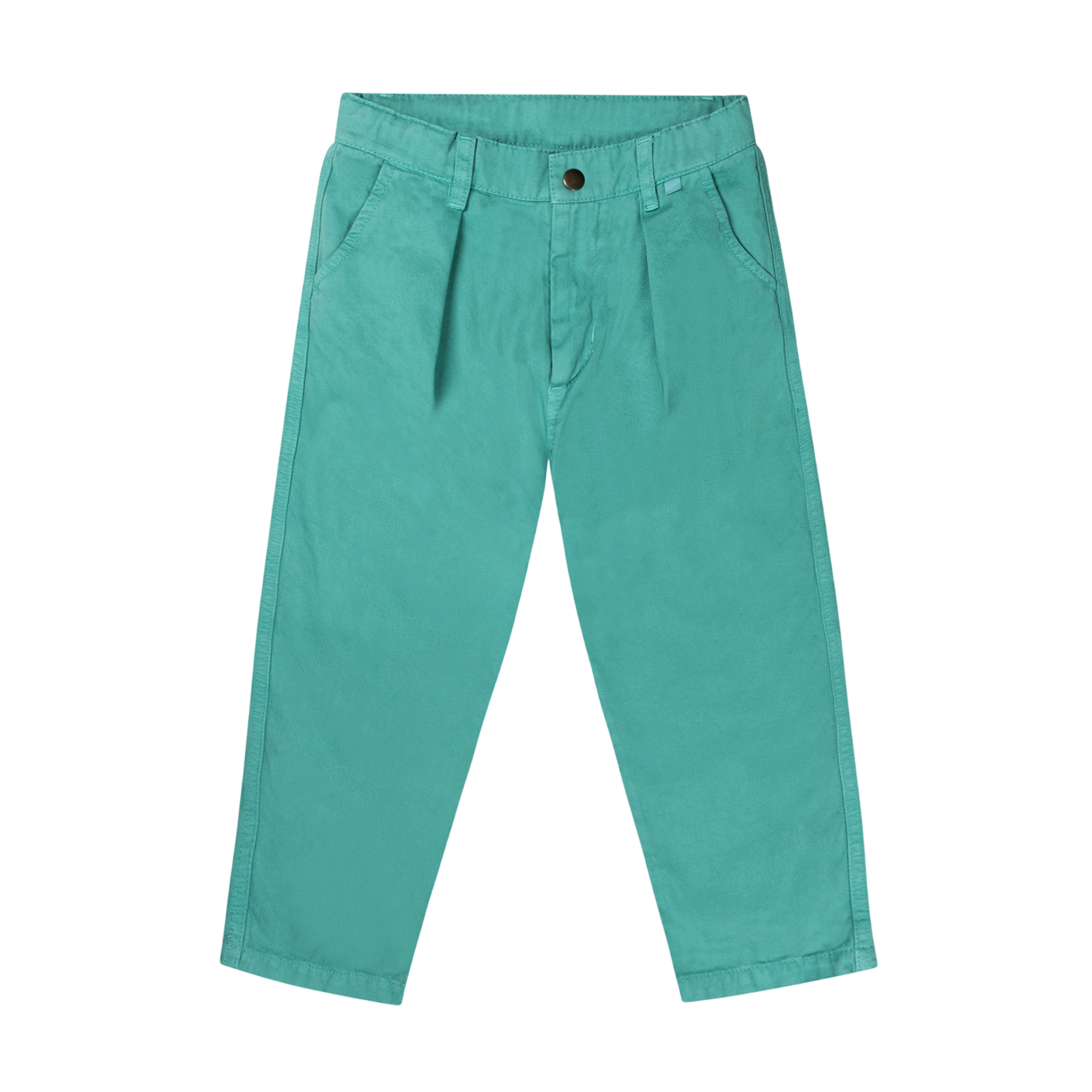 Hose Chino greyish turquoise
