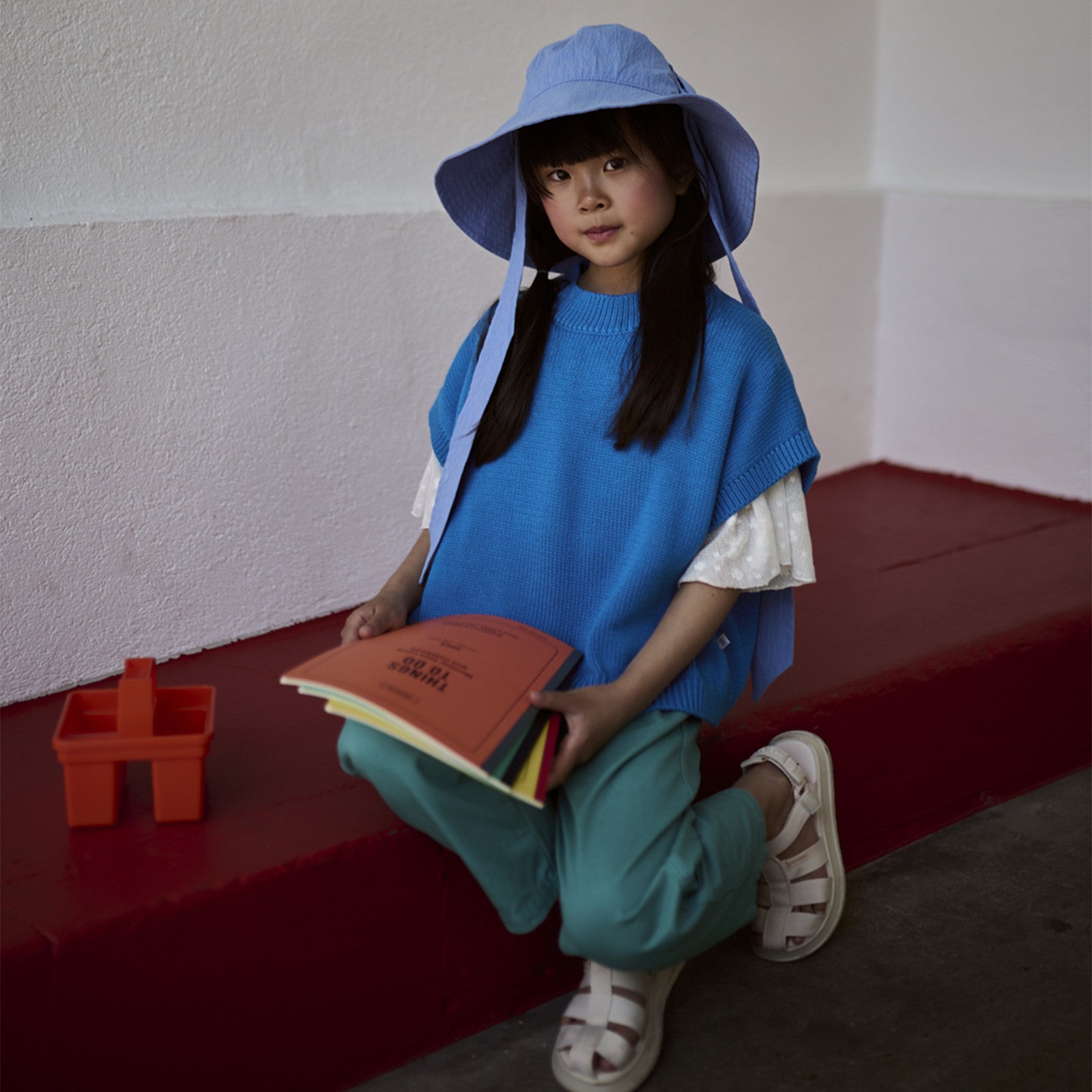 Pantalon Chino greyish turquoise