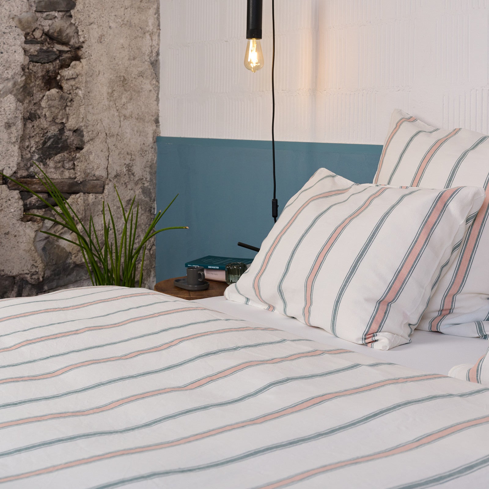 Montalcino Housse de couette off white/dusty powder, 200 x 210 cm