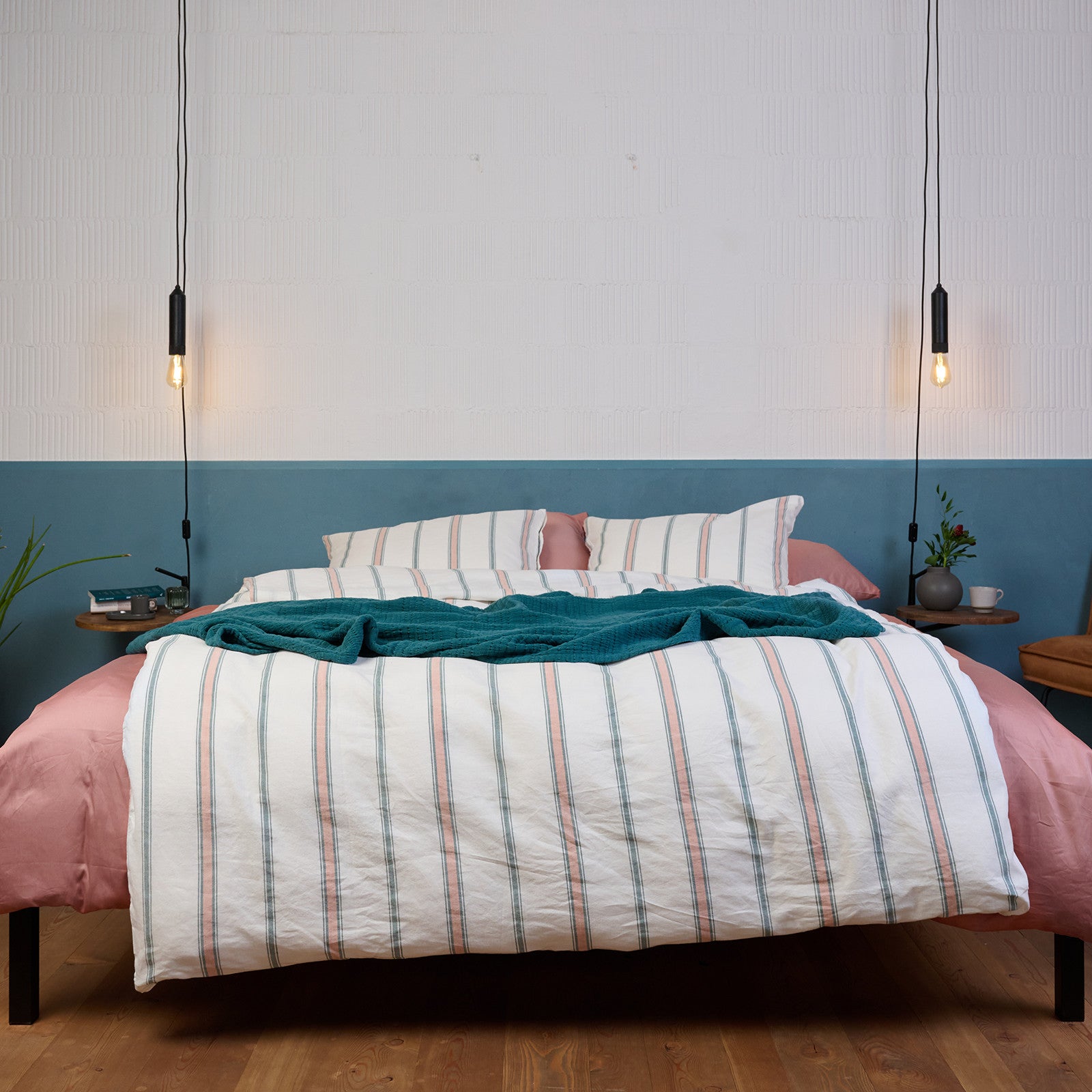 Montalcino Housse de couette off white/dusty powder, 200 x 210 cm