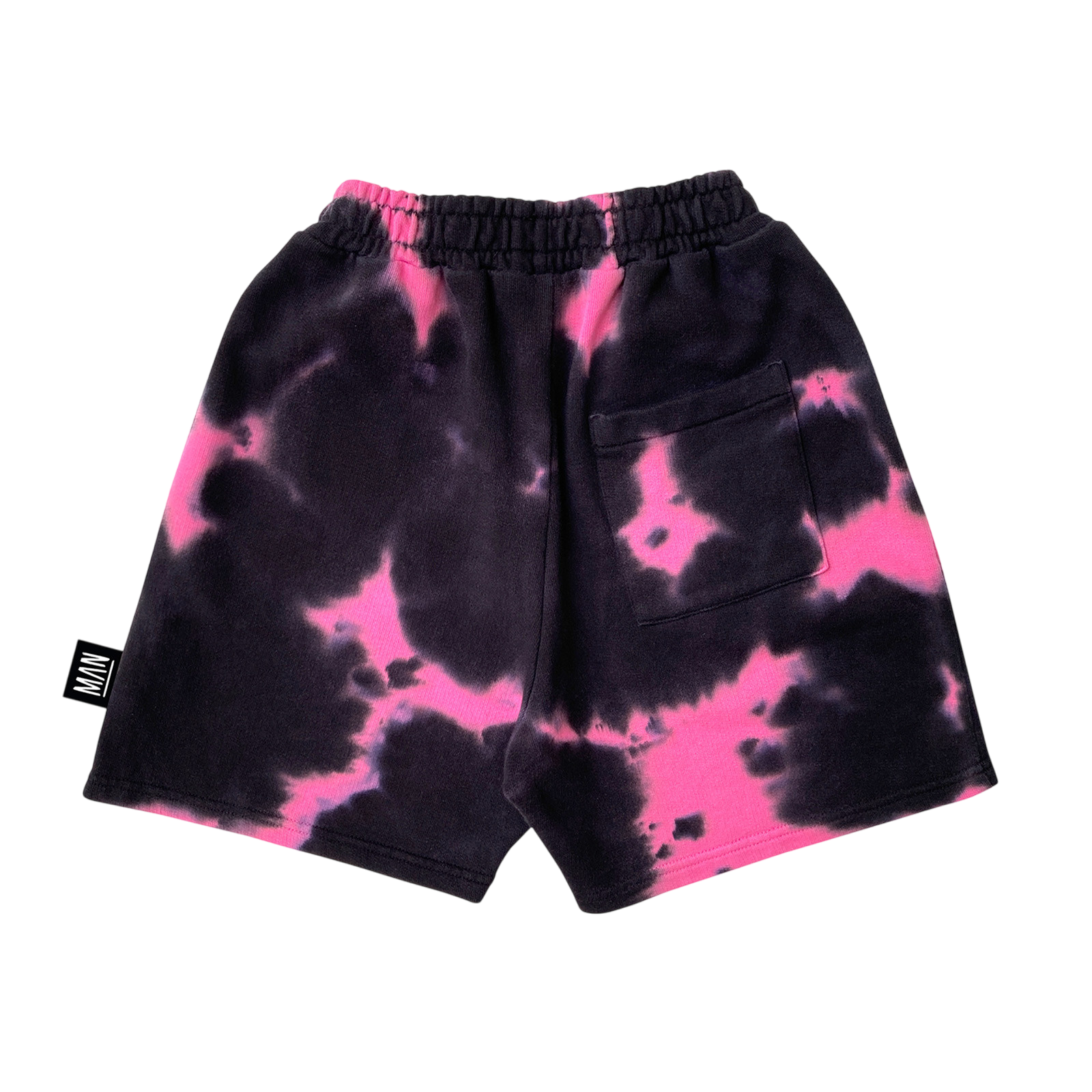 Shorts Batik Black, After Dark, Shocking Pink